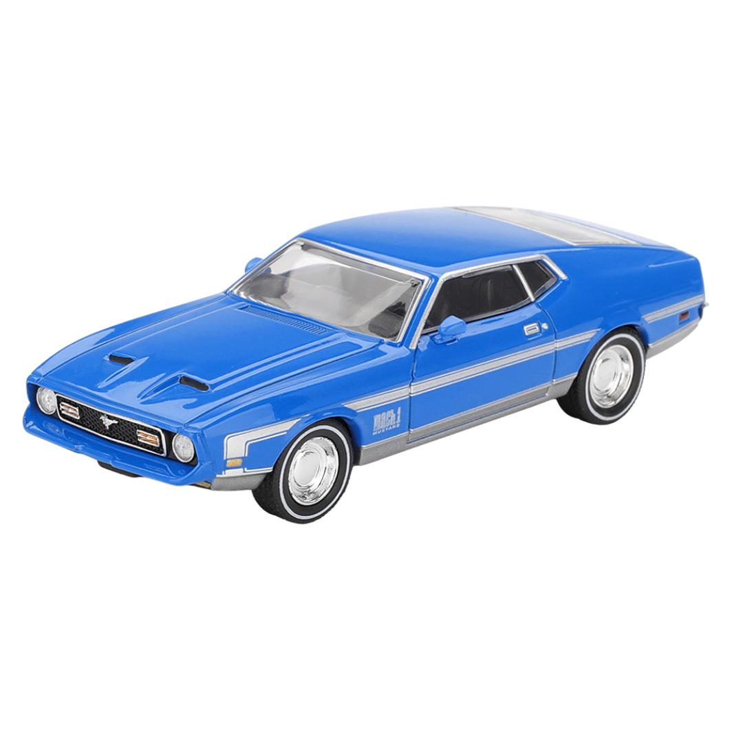 Ford Mustang Mach 1 Grabber Blue By Mini Gt -Mini GT - India - www.superherotoystore.com