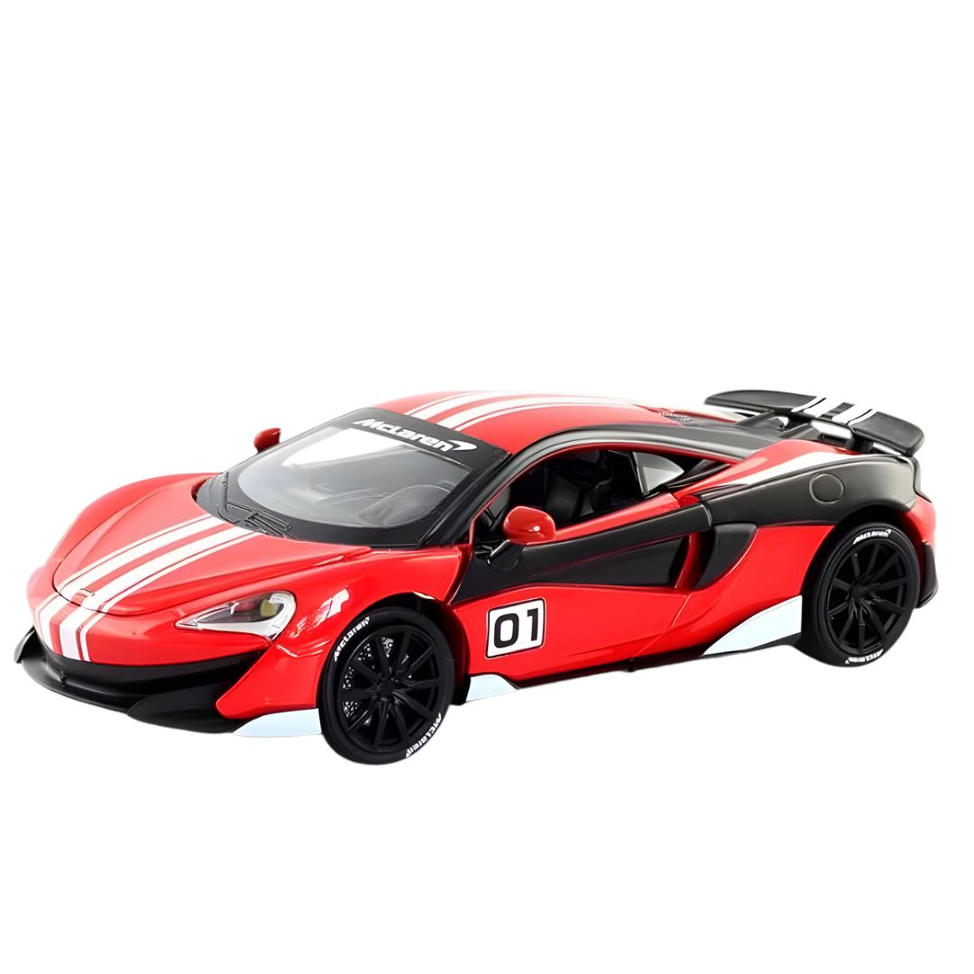 RED MCLAREN 600LT 1:32 Scale Die-Cast Car By RMZ -RMZ - India - www.superherotoystore.com