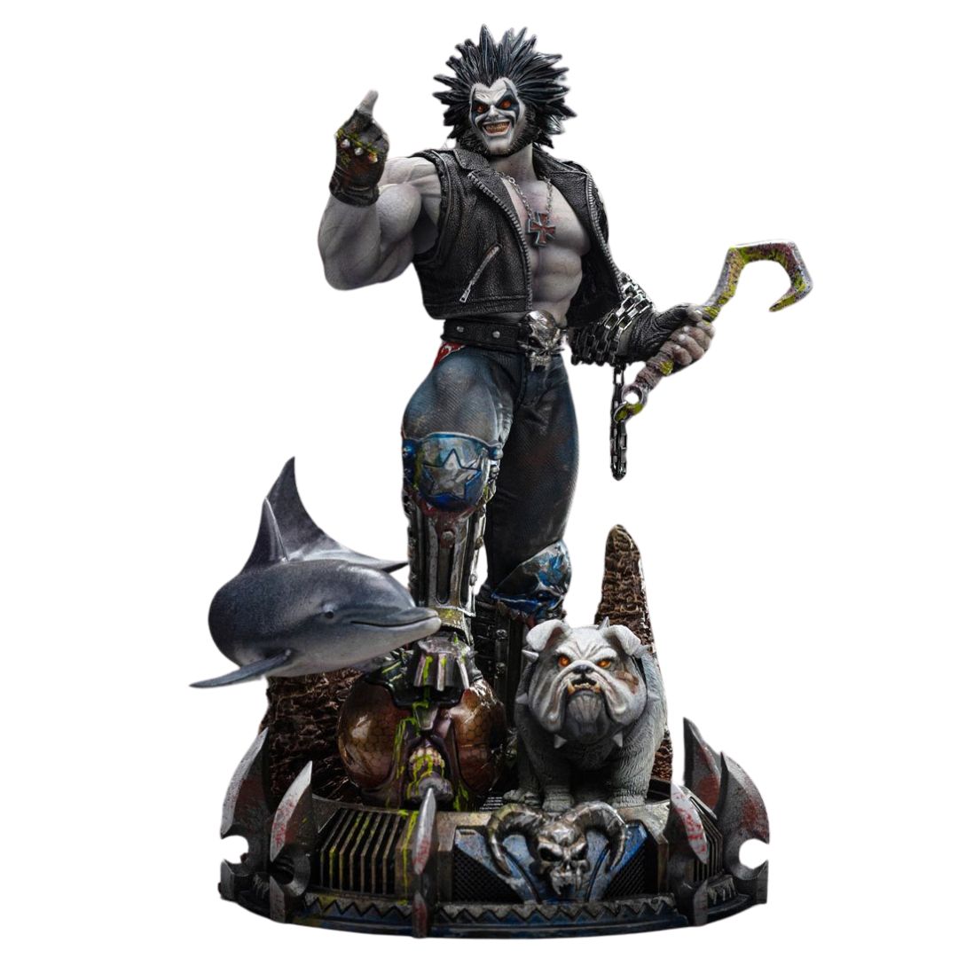 Lobo Unleashed Art Statue By Iron Studios -Iron Studios - India - www.superherotoystore.com