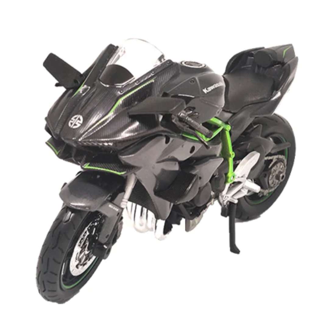 Black Kawasaki Ninja H2 R Die-cast Bike By Maisto -Maisto - India - www.superherotoystore.com