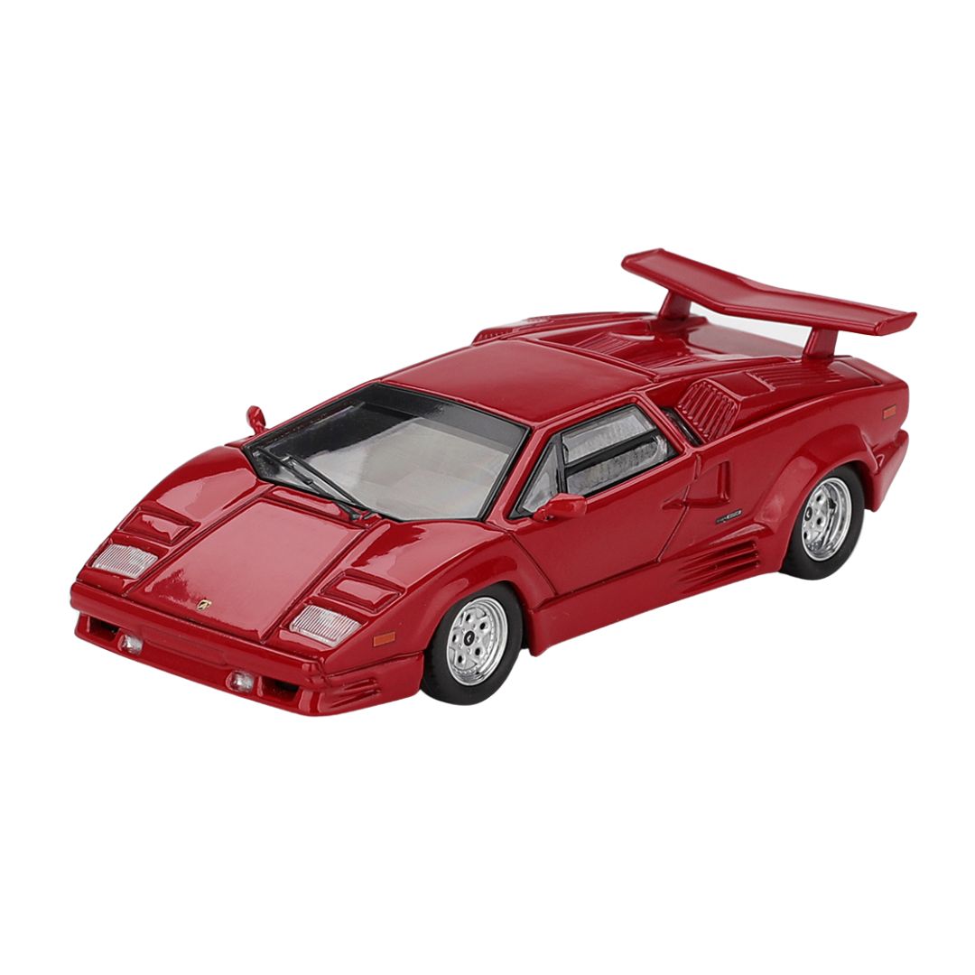 Lamborghini Countach 25Th Anniversary Red Model Car 1/64 Scale #1192  Die-Cast Car By Mini Gt