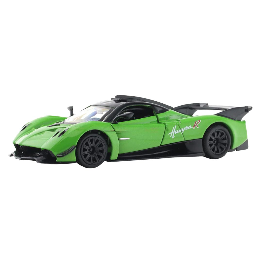 Green Pagani Huayra R 1:43 Scale Die-Cast Car By RMZ