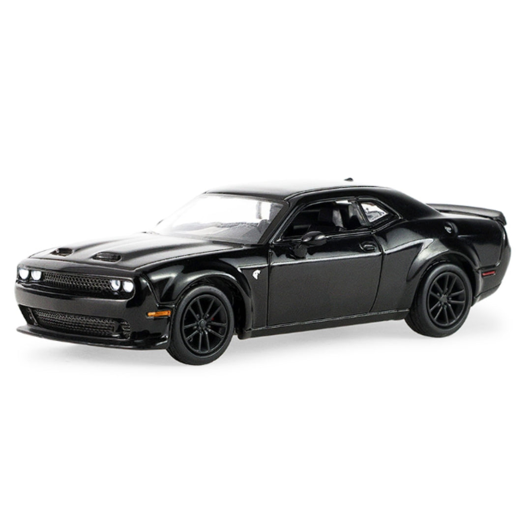 Auto Mall Series 8 - 2023 Challenger Srt Hellcat Widebody - Black 1:64 Scale Die-Cast Car By Green Light