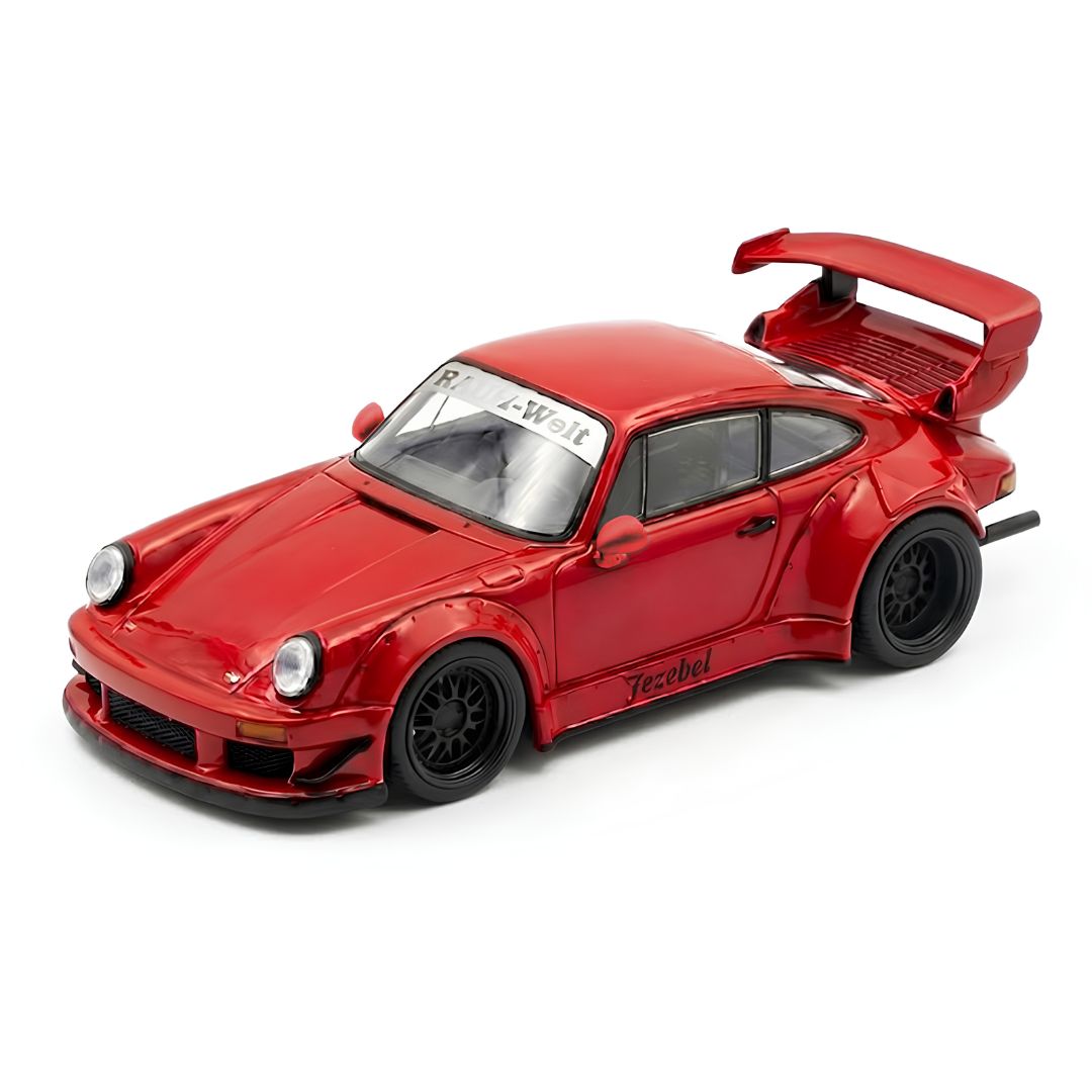 Rwb 930 Gt Wing Widebody  Blister (Chance Of Chase Car) (Red) 1:64 Scale Die-Cast Car By Pop Race