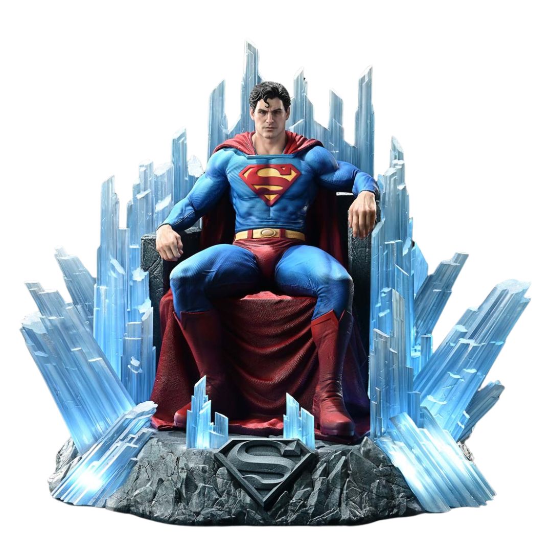Superman Fortress Of Solitude On Throne Statue By Prime1 Studios -Prime1 Studios - India - www.superherotoystore.com