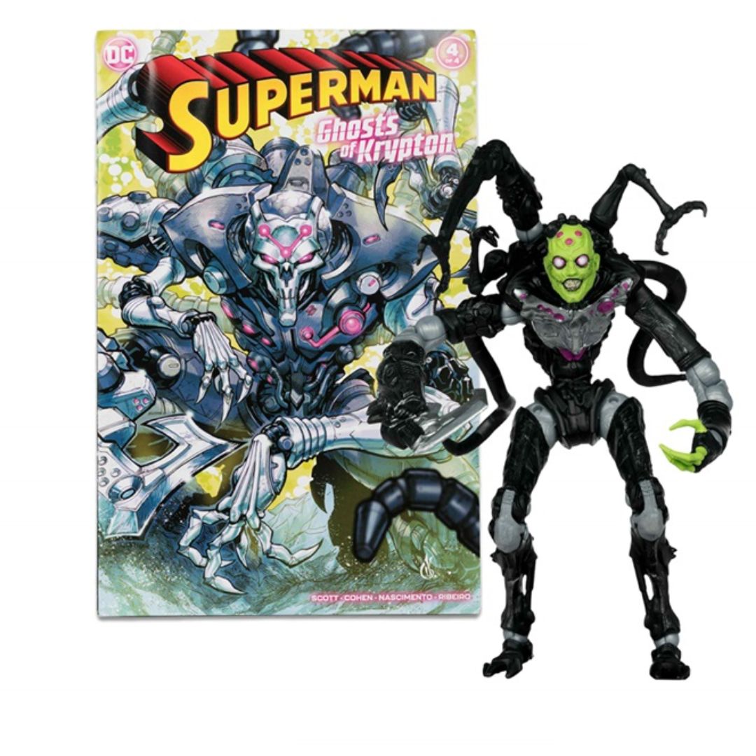 DC Comics - Superman Wave 5 - Brainiac (Gold Label) By Mcfarlane Toys -McFarlane Toys - India - www.superherotoystore.com
