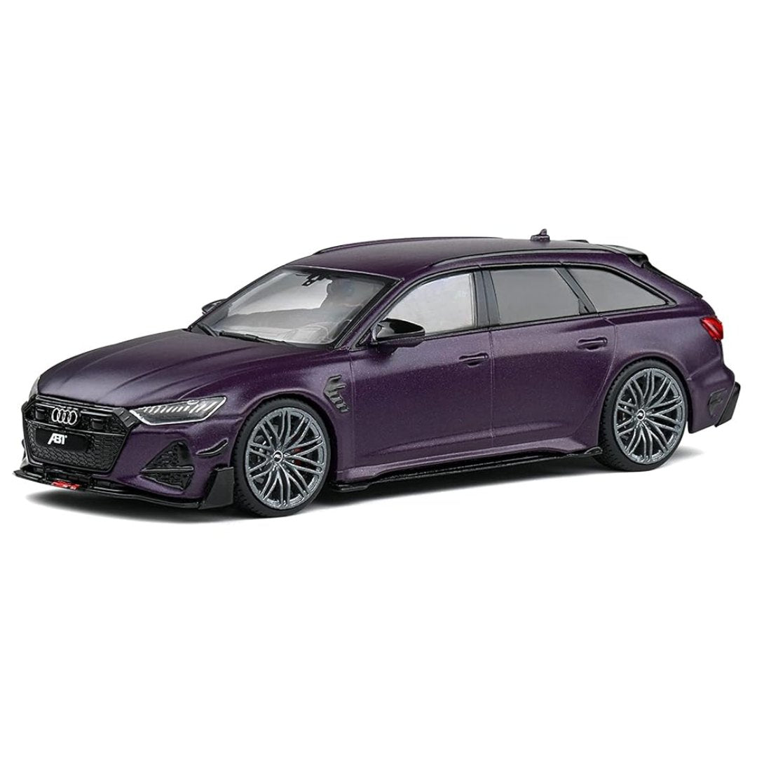 Purple 2022 Audi RS6-R C8 ABT 1:43 Scale die-cast car by Solido -Solido - India - www.superherotoystore.com