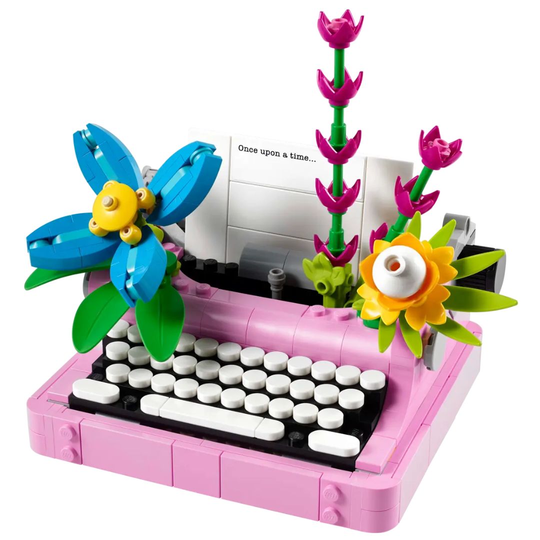 Lego Creator Typewriter With Flowers -Lego - India - www.superherotoystore.com