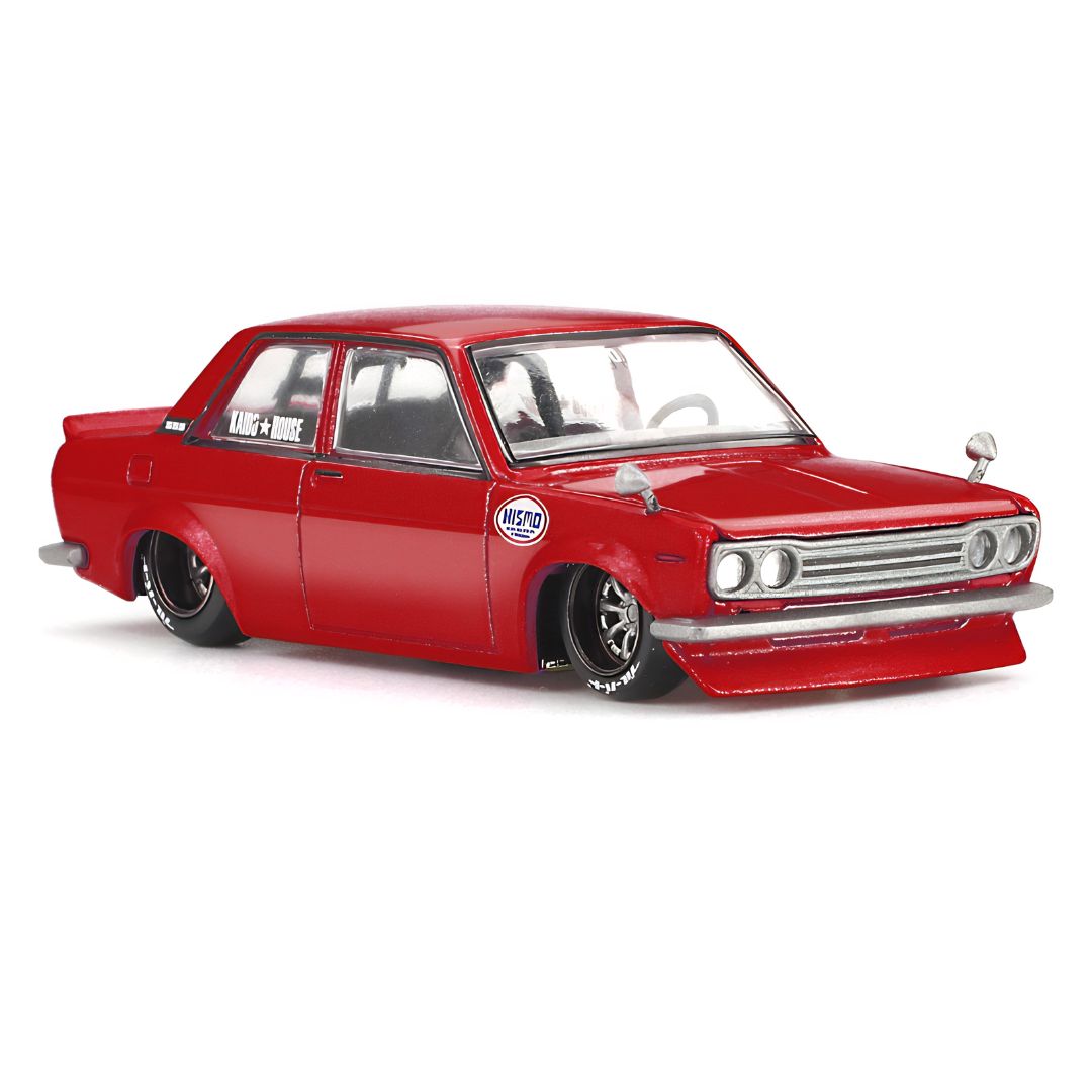 Datsun 510 Street Nismo V3 Die-Cast Model Car Kaidohouse X Mini Gt 1/64 Scale Die-Cast Car By Mini Gt