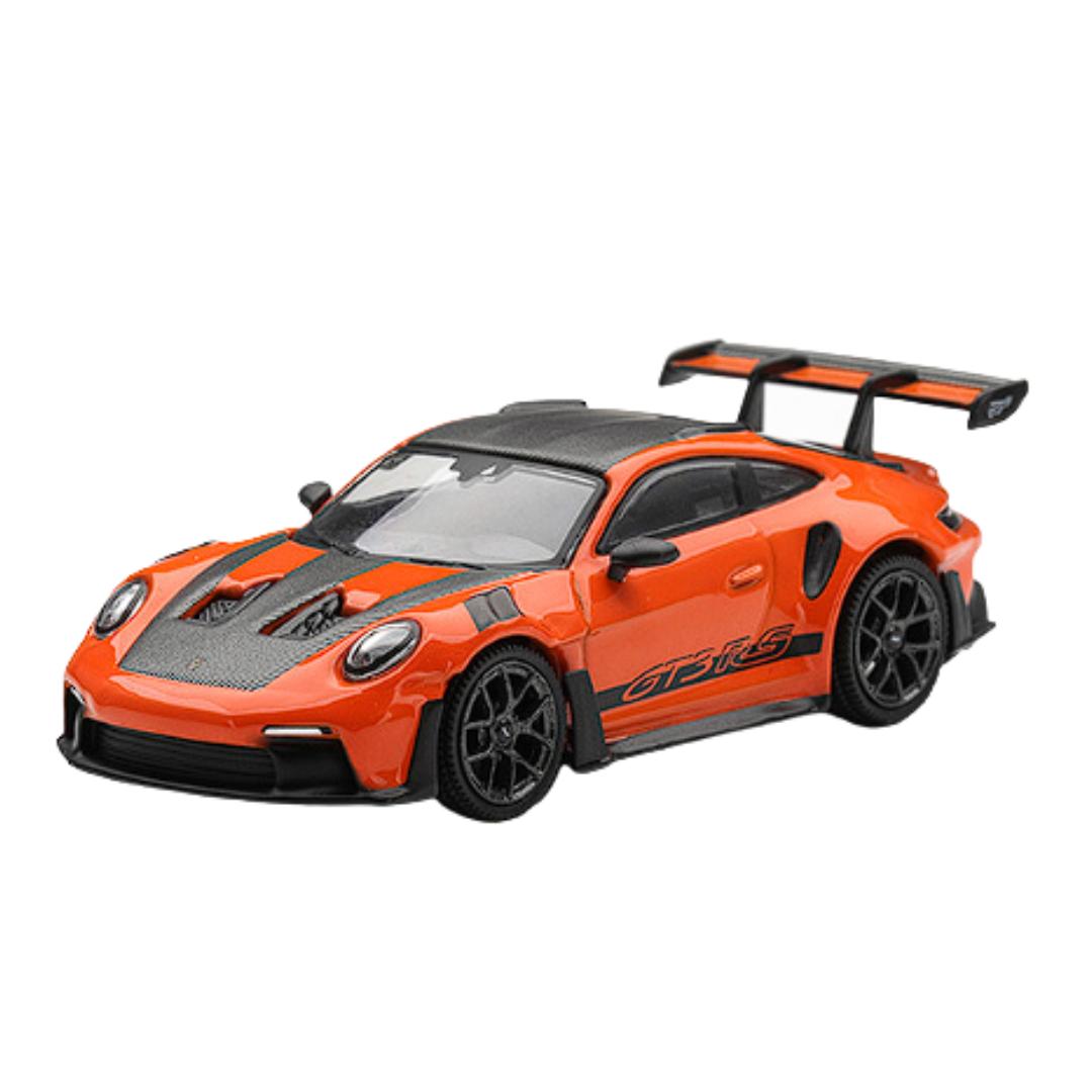 Porsche 911 (992) Gt3 Rs Weissach Package Gulf Orange By Mini Gt -Mini GT - India - www.superherotoystore.com