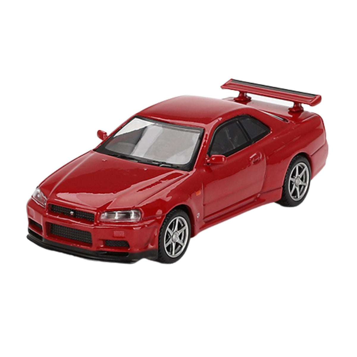Red Nissan Skyline GTR R34 1:64 Scale Die-Cast Car by Mini GT -Mini GT - India - www.superherotoystore.com