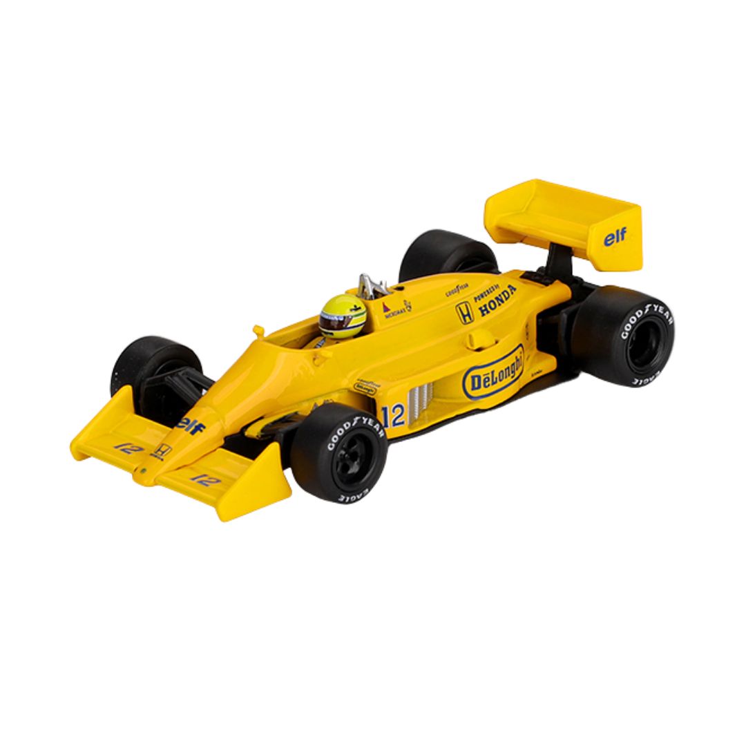 Lotus 99T Monaco Gp 1987 Winner #12 Ayrton Senna (Diecast Car) 1/64 Scale Die-Cast Car By Mini Gt