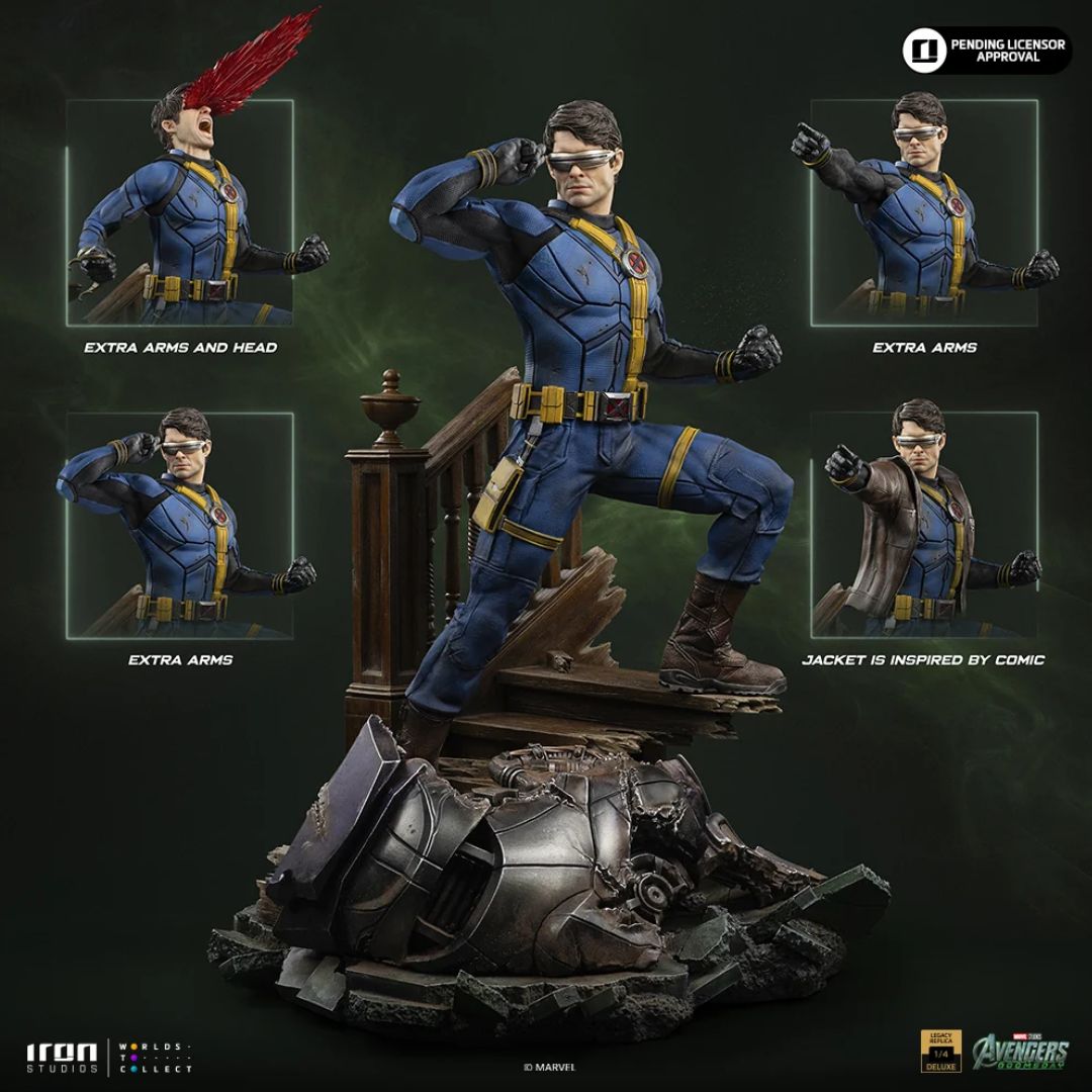 Cyclops Deluxe - Avengers: Doomsday - Legacy Replica Statue By Iron Studios