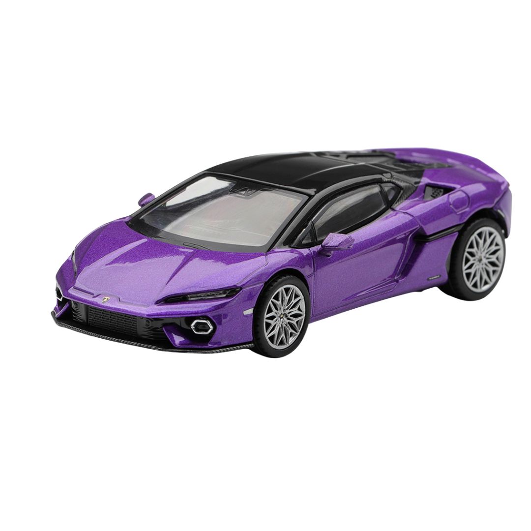 Lamborghini Temerario Viola Pasifae1:64 Diecast Car By Mini Gt
