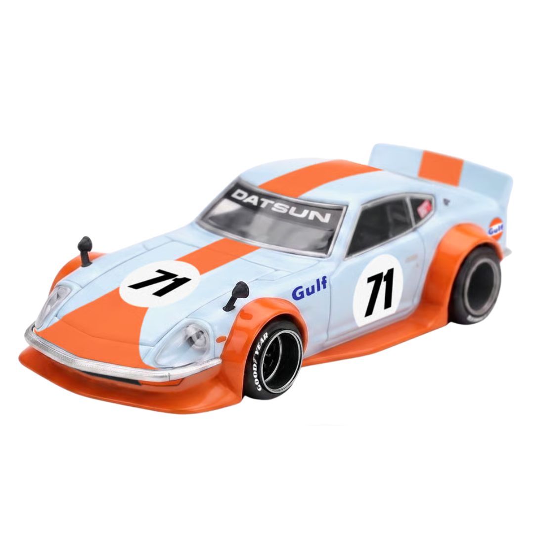 Nissan Fairlady Z Kaido Gt Gulf V1 1:64 Scale Die-Cast Car By Mini Gt