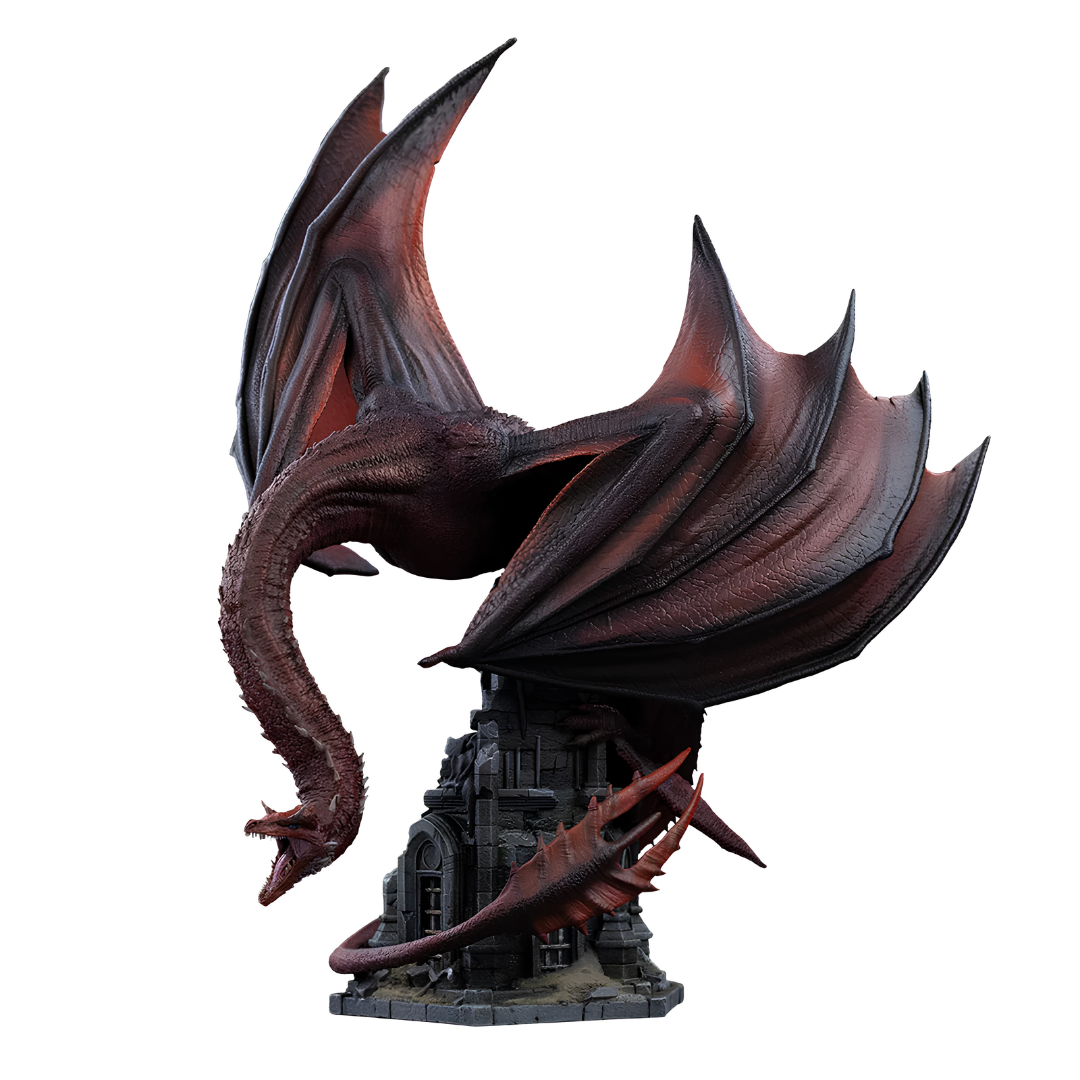 House Of The Dragon Caraxes Icons Statue By Iron Studios
