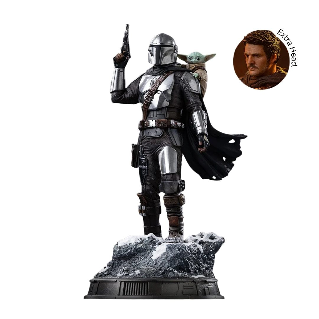 Mandalorian and Grogu Statue Figure A賞 Mandalorian And Grogu Movie Mandalorian And Grogu Statue By Iron Studi