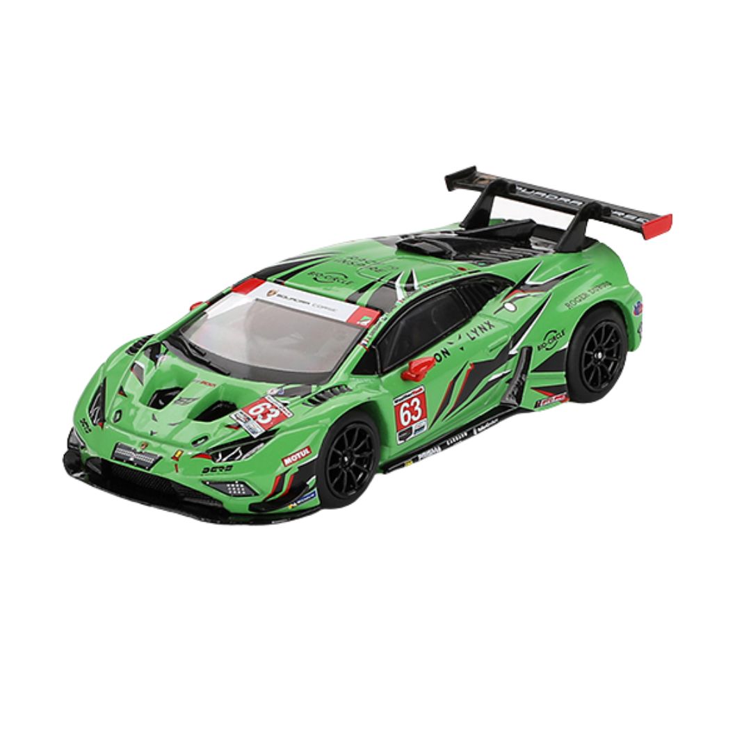 Lamborghini Huracán Gt3 Evo2 #63 Iron Lynx Imsa 2023 Daytona 24 Hrs 1:64 Scale Die-Cast Car By Mini Gt -Mini GT - India - www.superherotoystore.com