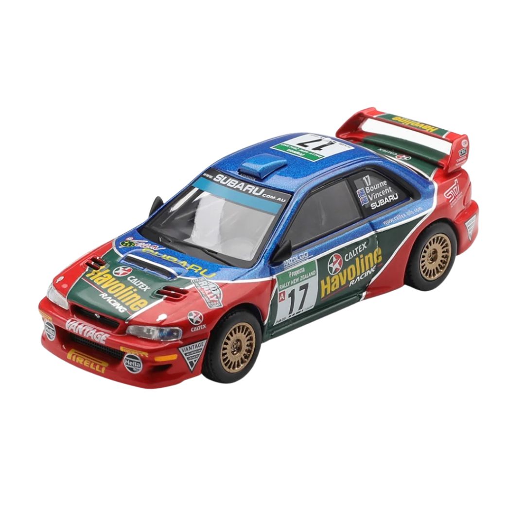 Subaru Impreza Wrc98 17 2000 Rally New Zealand1:64 Diecast Car By Mini Gt -Mini GT - India - www.superherotoystore.com