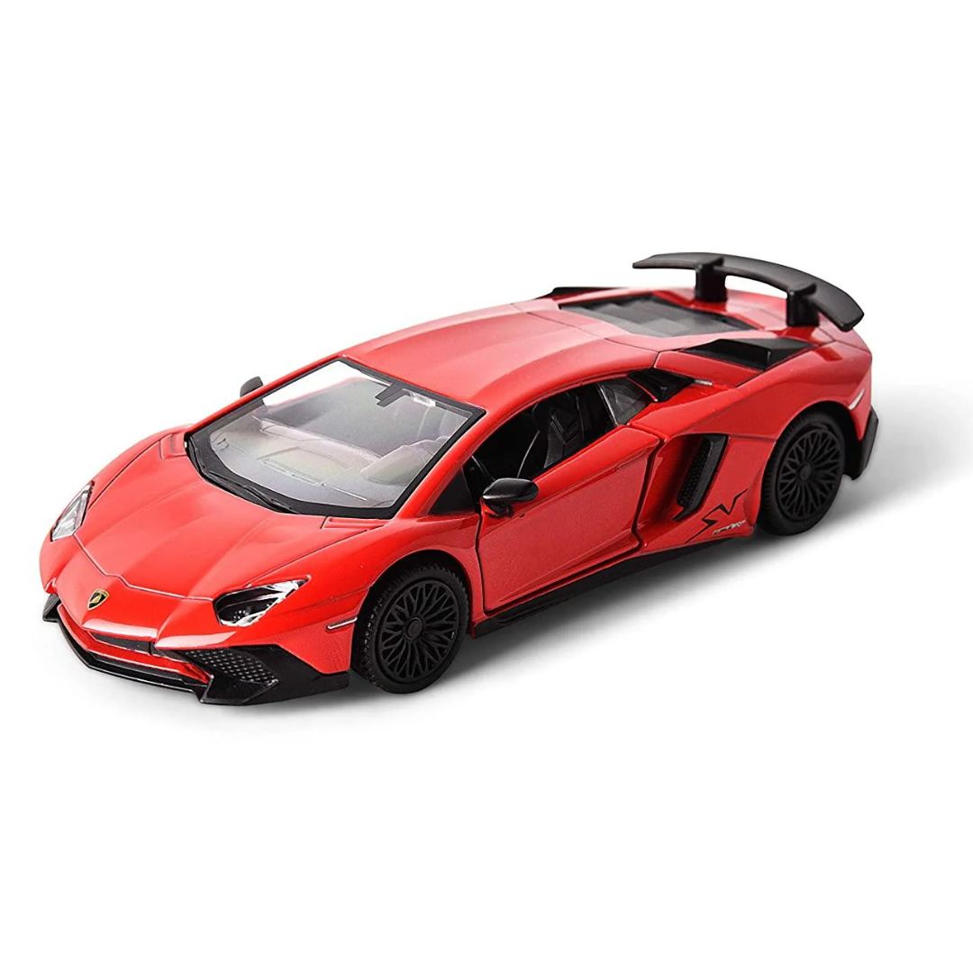 Red Lamborghini Aventador 1:43 Scale Die-Cast Car By RMZ