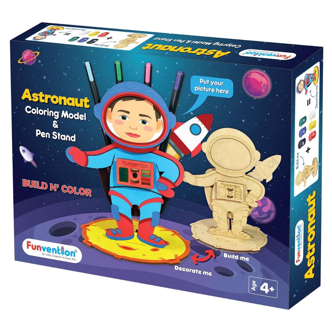 Space Astronaut Coloring Pen Stand -Funvention - India - www.superherotoystore.com