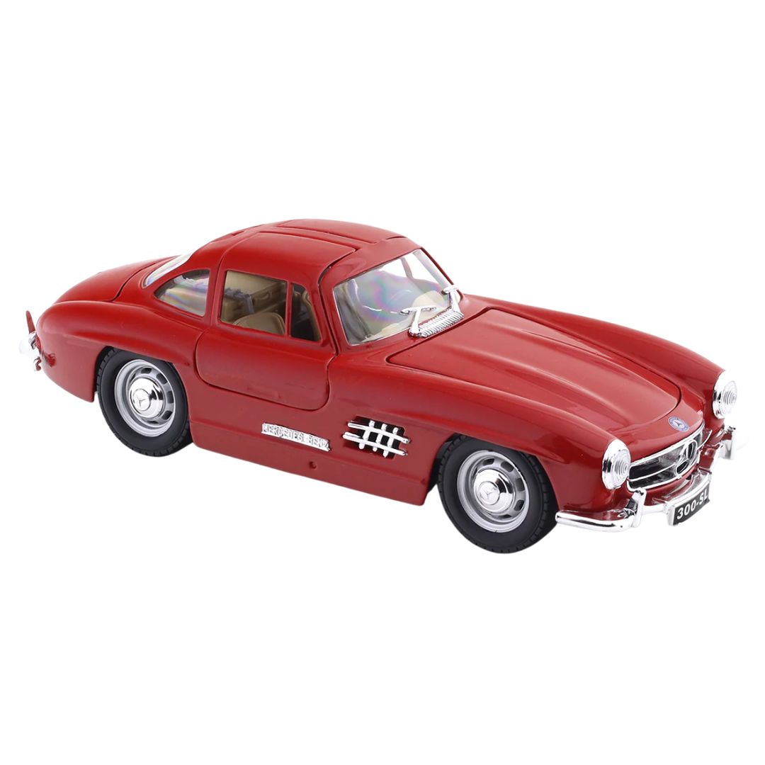1954 Red Mercedes-Benz 300 SL 1/24 Scale Die-Cast Car by Bburago