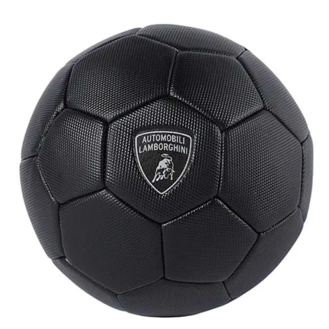 LAMBORGHINI PVC SOCCER BALL MACHINE SEWING- BLACK Size 5 by Mesuca -Mesuca - India - www.superherotoystore.com