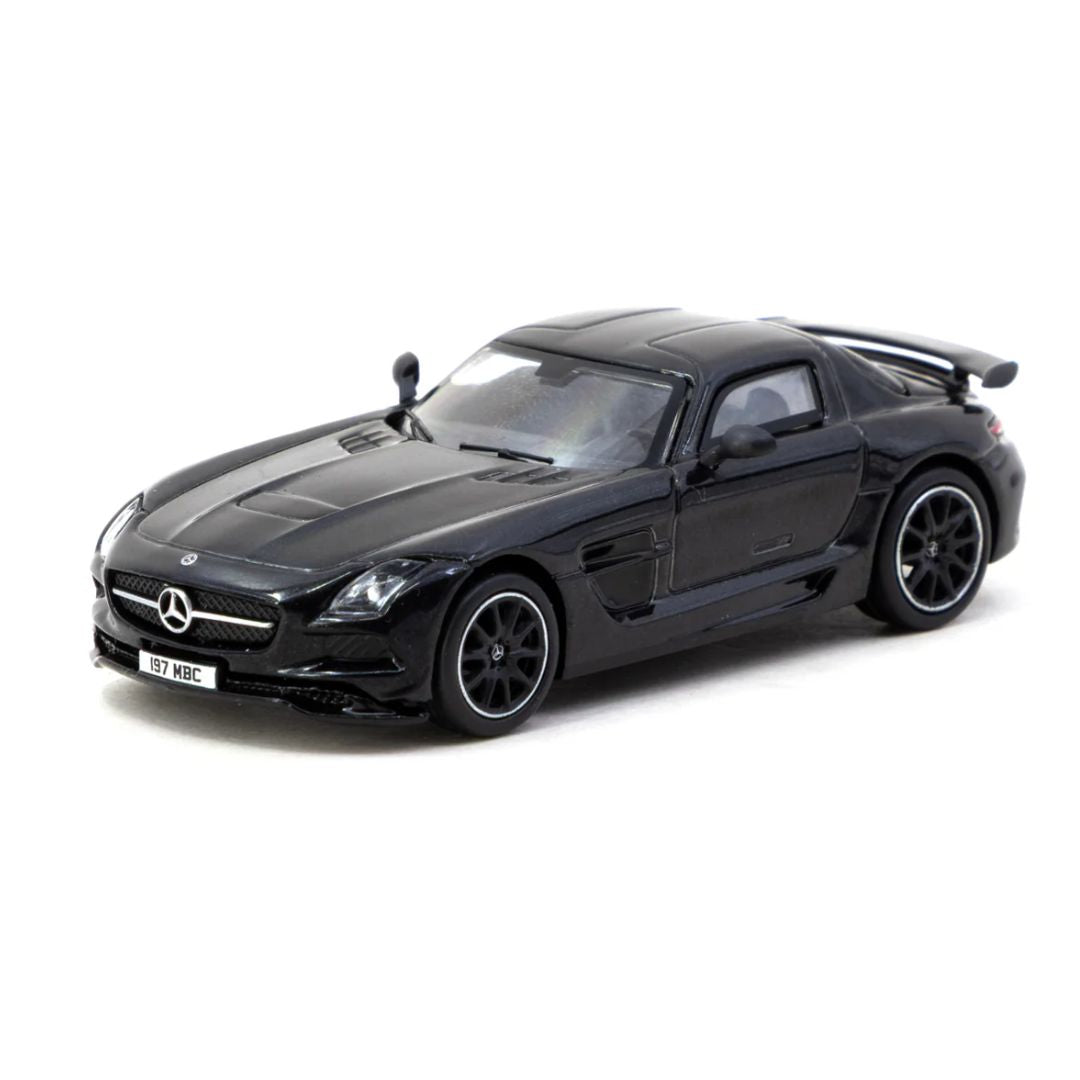 Mercedes-Benz Sls Amg Coupé Black Series Black Metallic - Singapore Special Edition 1:64 Scale Die-Cast Car By Tarmac Works -Tarmac Works - India - www.superherotoystore.com