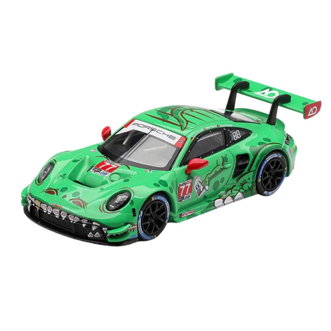Porsche 911 Gt3 R (992) #77 Ao Racing 2025 Imsa Sebring 12 Hrs Class Winner By Mini Gt -Mini GT - India - www.superherotoystore.com