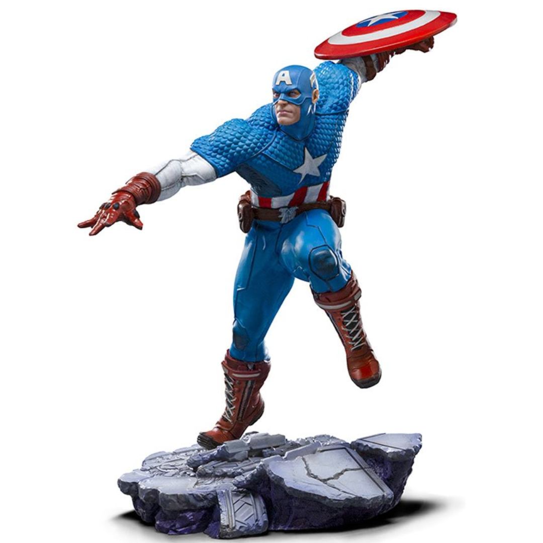 Captain America Infinity Gauntlet Battle Diorama Series 1:10 Art Scale Limited Edition Statue by Iron Studios -Iron Studios - India - www.superherotoystore.com