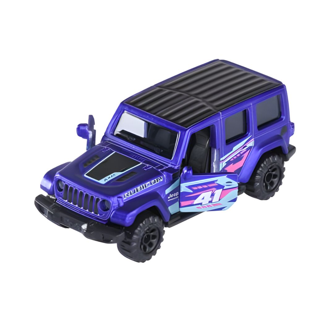 Racing Premium Purple Jeep Wrangler 4XE Die-Cast Car By Majorette -Majorette - India - www.superherotoystore.com