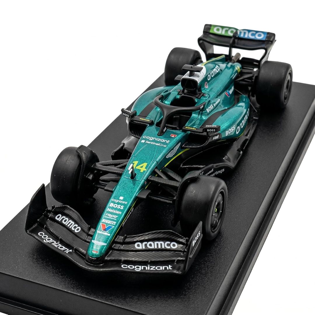 Rw Aston Martin Amr24 F1 Fernando Alonso #14 1:43 Scale Licensed Die-Cast Car By Qy Toys -Qy Toys - India - www.superherotoystore.com