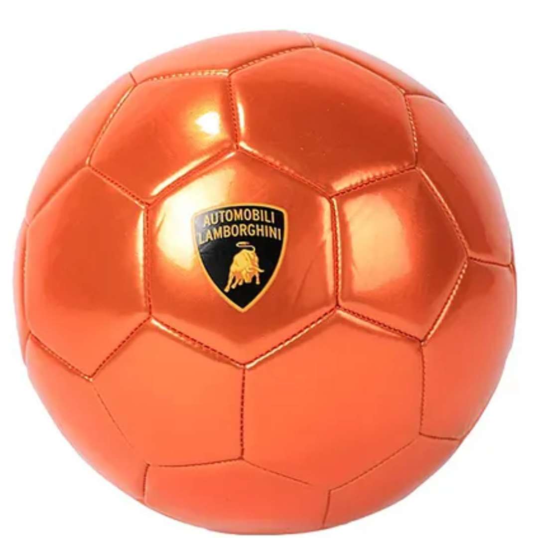 Lamborghini Metallic PVC Soccer Ball Size 5 - Orange by Mesuca -Mesuca - India - www.superherotoystore.com