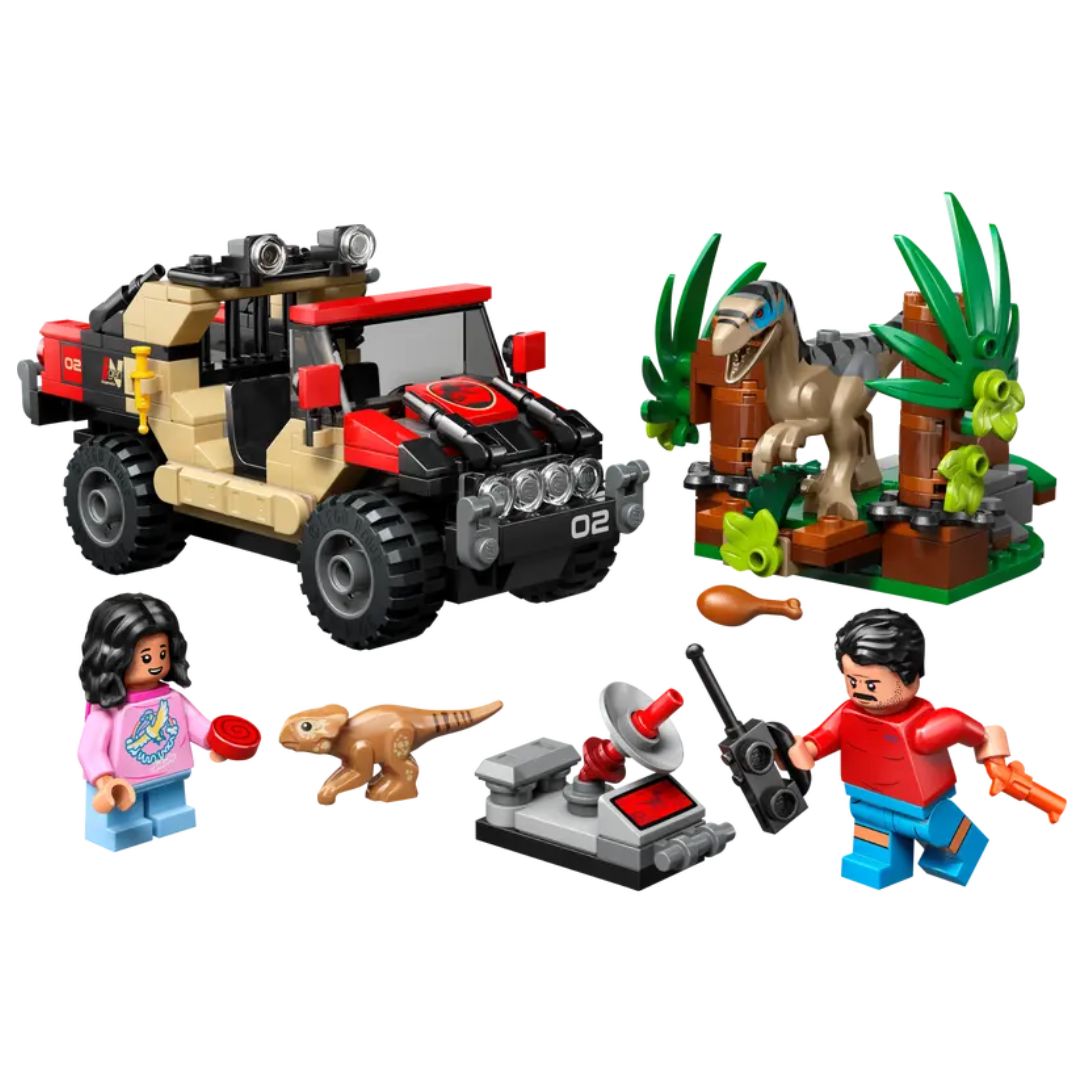 Jurassic Park Raptor Off-Road Escape By Lego -Lego - India - www.superherotoystore.com