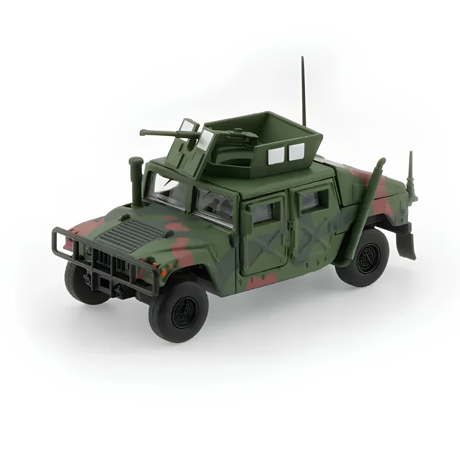 Humvee 4-Ct -Woodlan Camo W/Stand Plate 1:64 Diecast Car By Bmc -BMC - India - www.superherotoystore.com