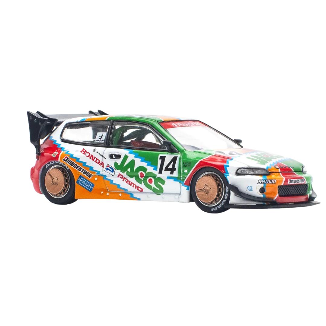 Pandem Civic Eg6 V1.5 Jaccs 1:64 Scale Die-Cast Car By Pop Race -Pop Race - India - www.superherotoystore.com