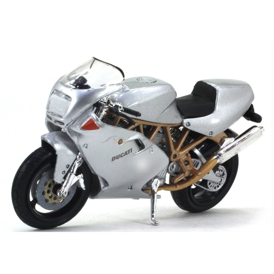 Silver DUCATI SUPERSPORT 900FE 1:18 Scale Die-Cast Model Bike by Bburago -Bburago - India - www.superherotoystore.com