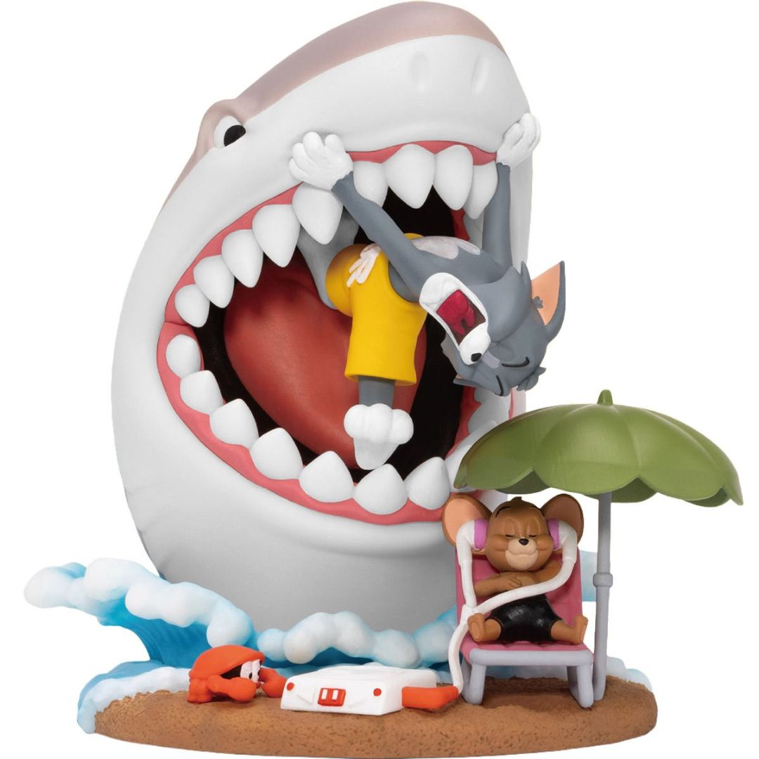Tom And Jerry Splash And Dash Ds-180 D-Stage Statue By Beast Kingdom