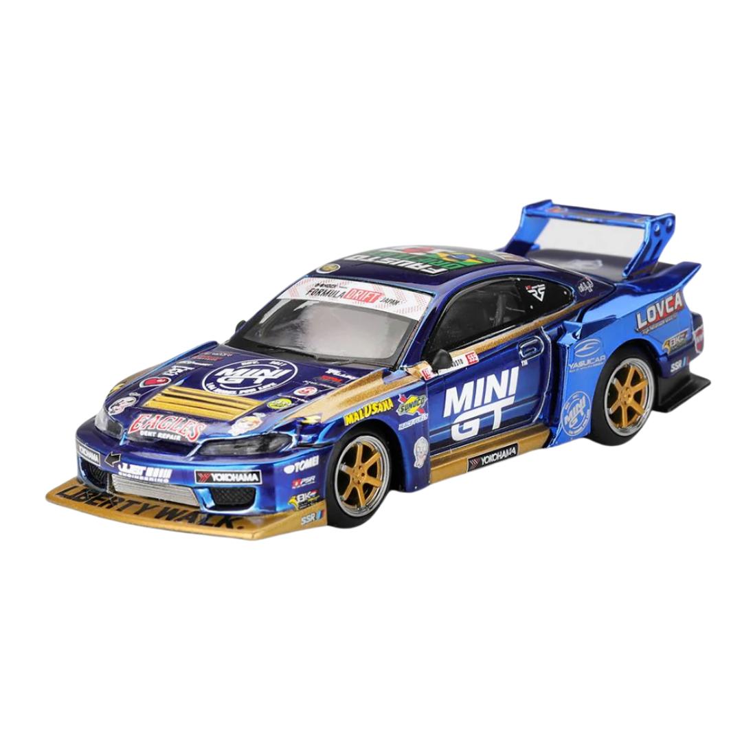 Nissan Lbsuper Silhouette S15 Silvia 555 Team Mini Gt Liberty Walk 2025 Formula Drift By Mini Gt -Mini GT - India - www.superherotoystore.com
