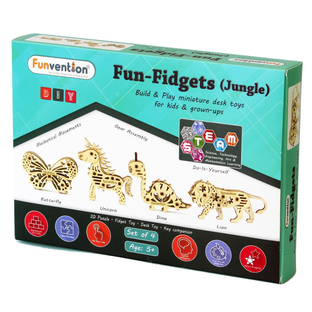 Animal DIY Fidgets Kits set of 4 -Funvention - India - www.superherotoystore.com