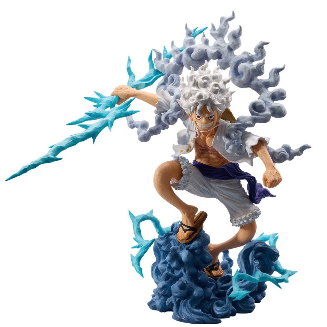 One Piece Monkey D. Luffy Gear 5 Ex Devils Volume 3 Ichibansho Statue By Bandai