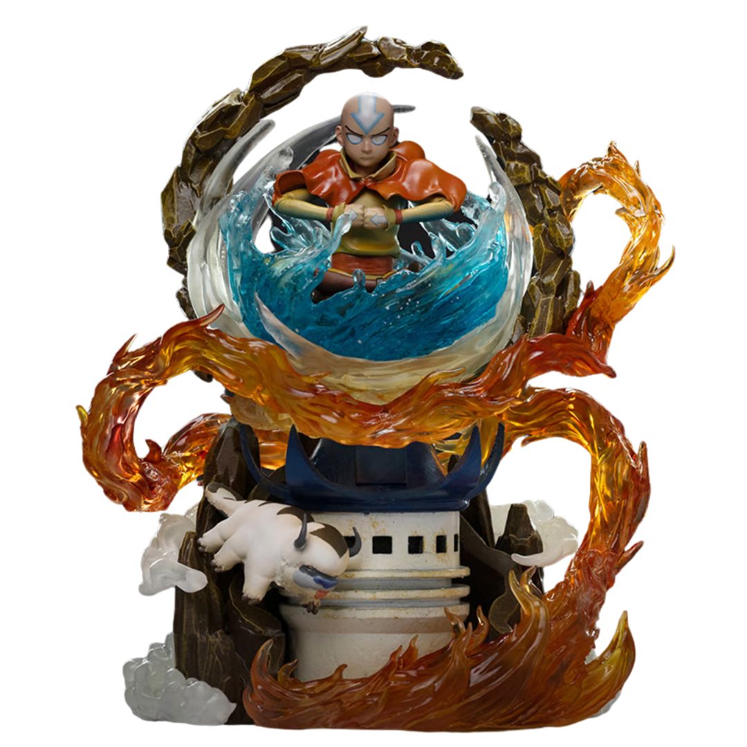 Aang Avatar Statue By Iron Studios