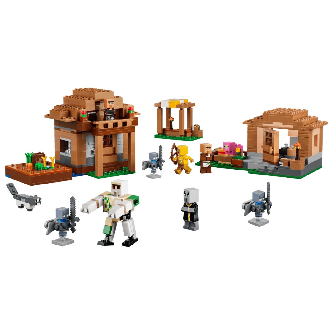 Minecraft Evoker Village Attack By Lego