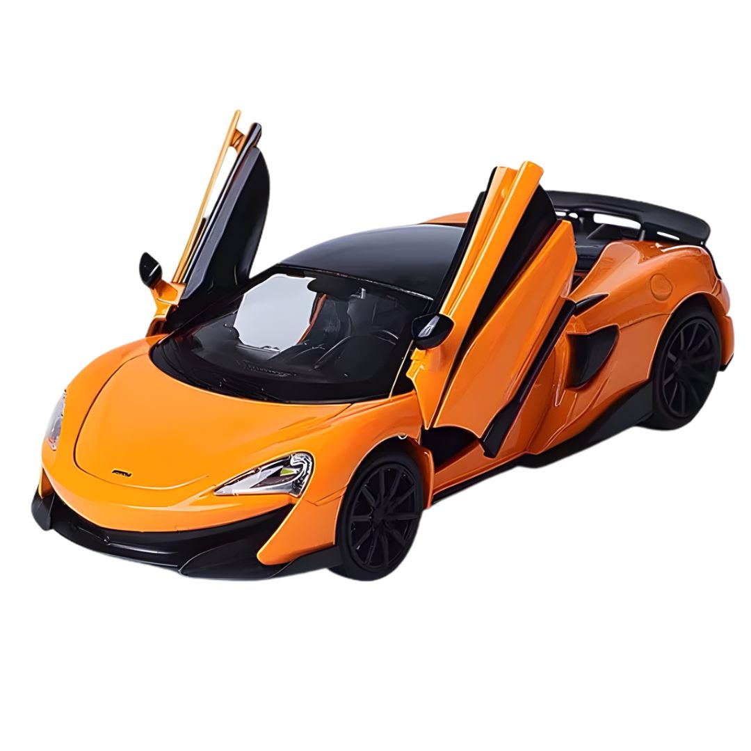Orange MCLAREN 600LT 1:32 Scale Die-Cast car By RMZ