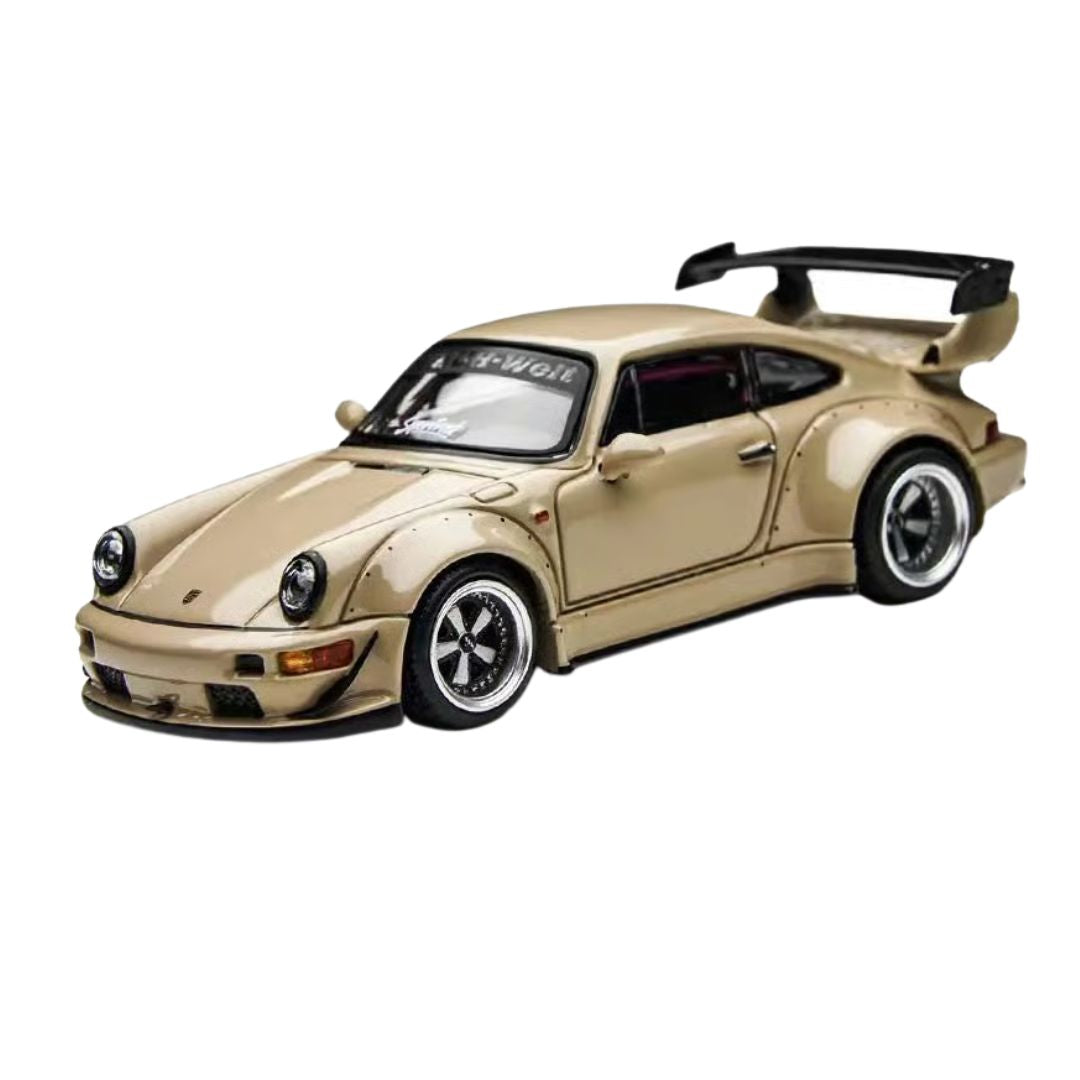 Porsche Rwb 964 Porsche, Champagne Gold (Global Release) 1:64 Scale Die-Cast Car By Time Micro