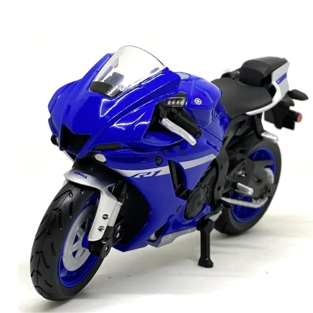 2021 Blue YAMAHA YZF-R1 1:18 Scale Bike By Maisto -Maisto - India - www.superherotoystore.com