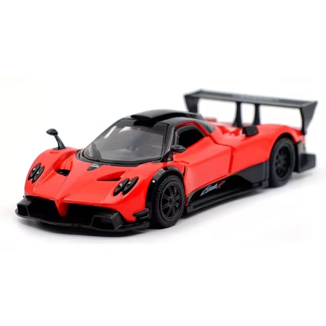 Red Pagani Zonda R 1:43 Scale Die-Cast Car By RMZ