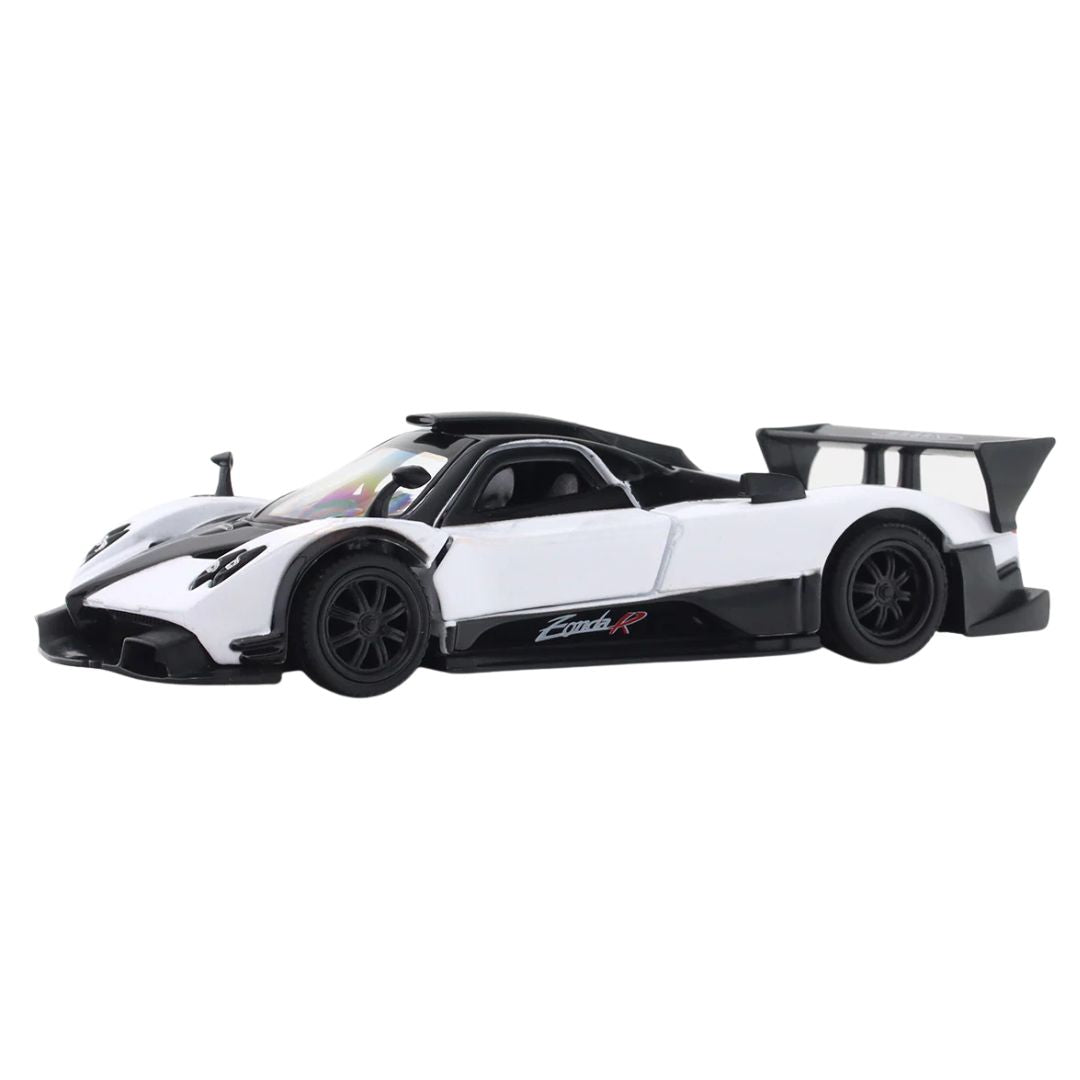 White Pagani Zonda R 1:43 Scale Die-Cast Car By RMZ