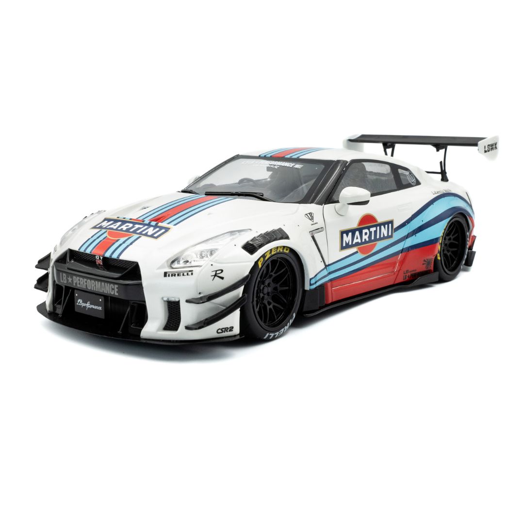 1:18 Nissan Gt-R (R35) W/ Liberty Walk Body Kit 2.0 M 2024 By Solido