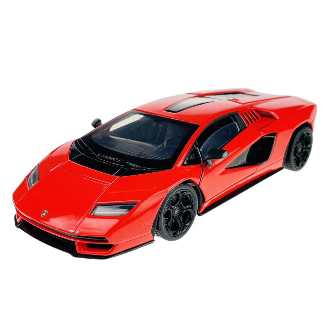 Red Lamborghini Countach LPI 800-4 1:24 Scale Die-Cast Car by Bburago -Bburago - India - www.superherotoystore.com